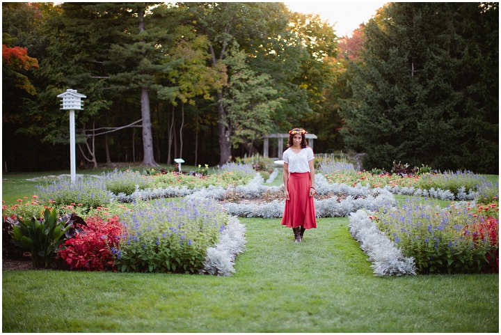 Flower crown wreath fashion portraits