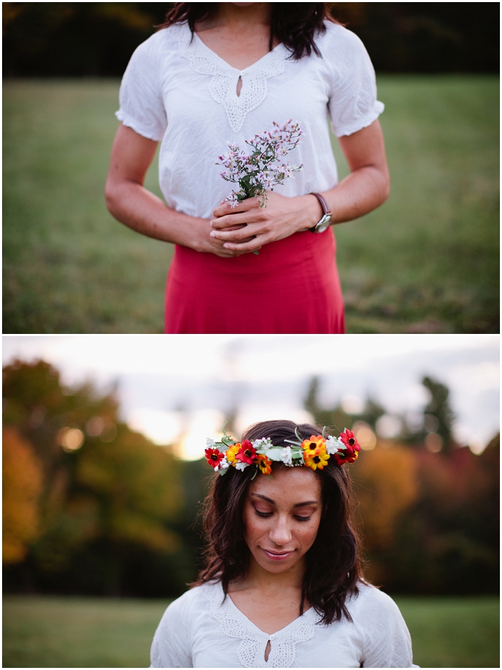 flower crown wreath portraits