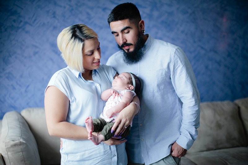 Ariana one month portraits