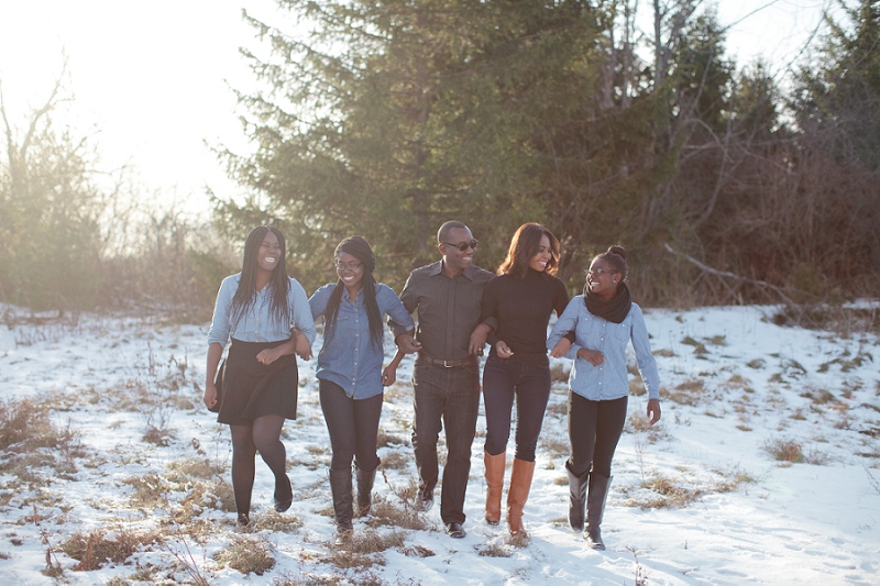 Carmichael Family Winter Portrait
