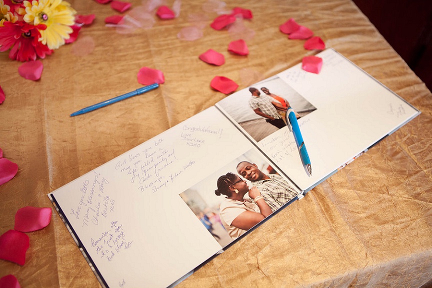 wedding-guestbook-with-engagement-photos