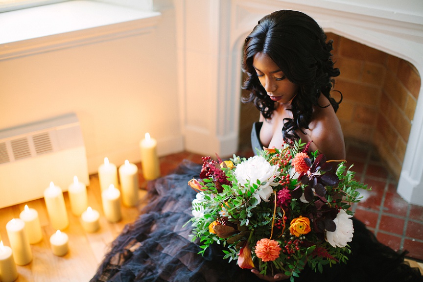 Black Wedding Gown Bridal
