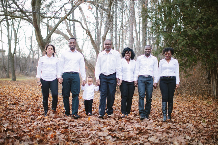 Portrait photography session