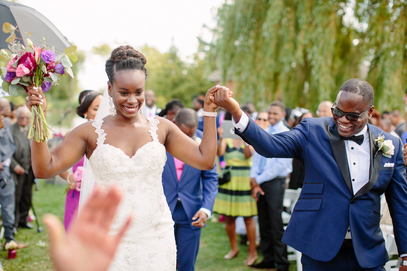 Outdoor wedding ceremony venue