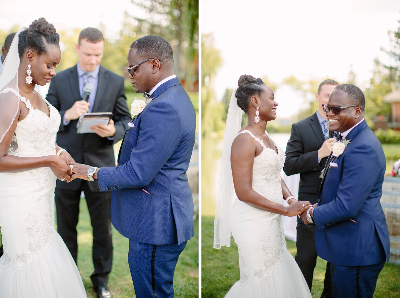 Outdoor wedding ceremony venue