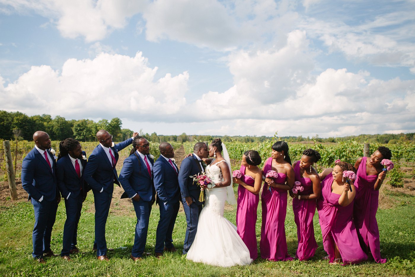 Outdoor wedding ceremony venue