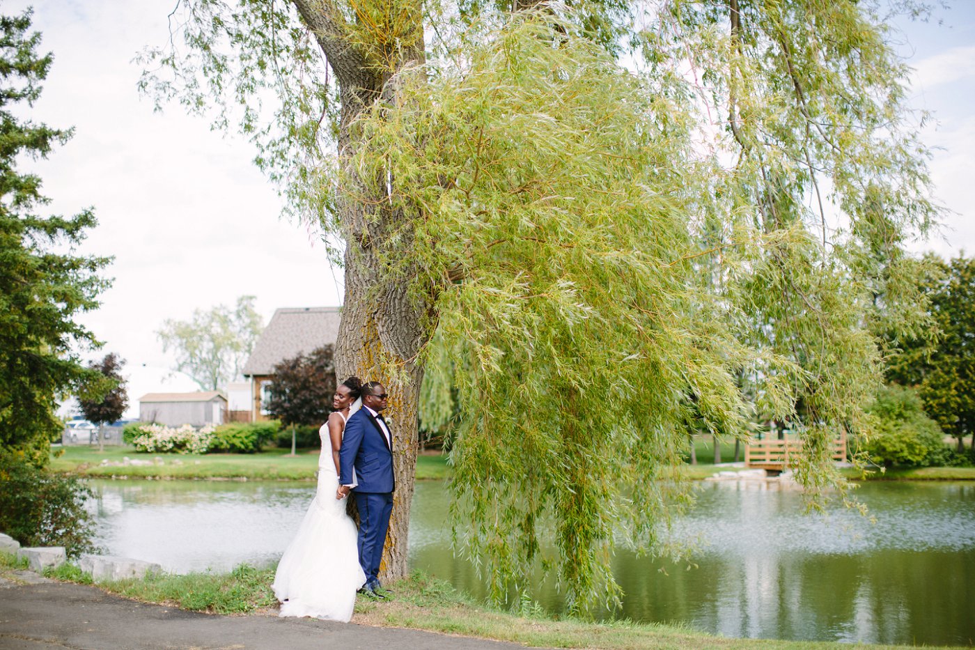 Outdoor wedding ceremony venue
