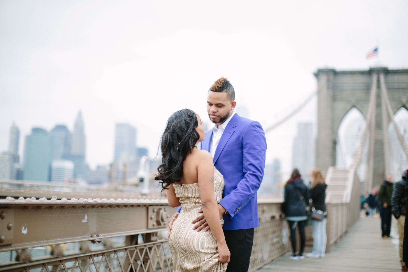 New York City engagement photos by Samantha Clarke Photography