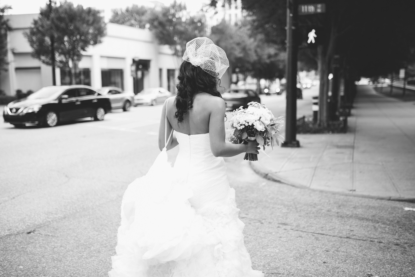atlanta bride on wedding photos