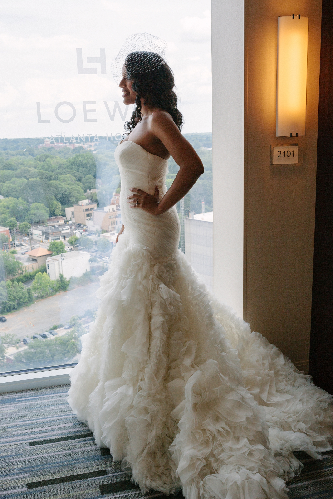 wedding photographer in atlanta loews hotel