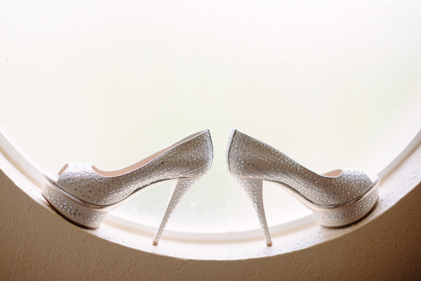 creative bridal shoes photo