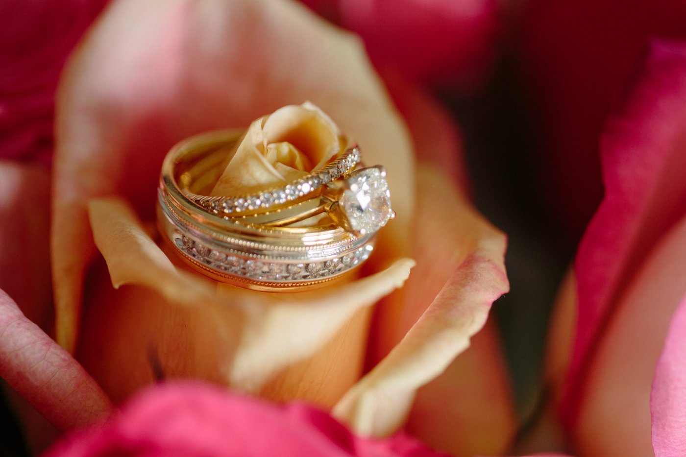 wedding band macro ring shot