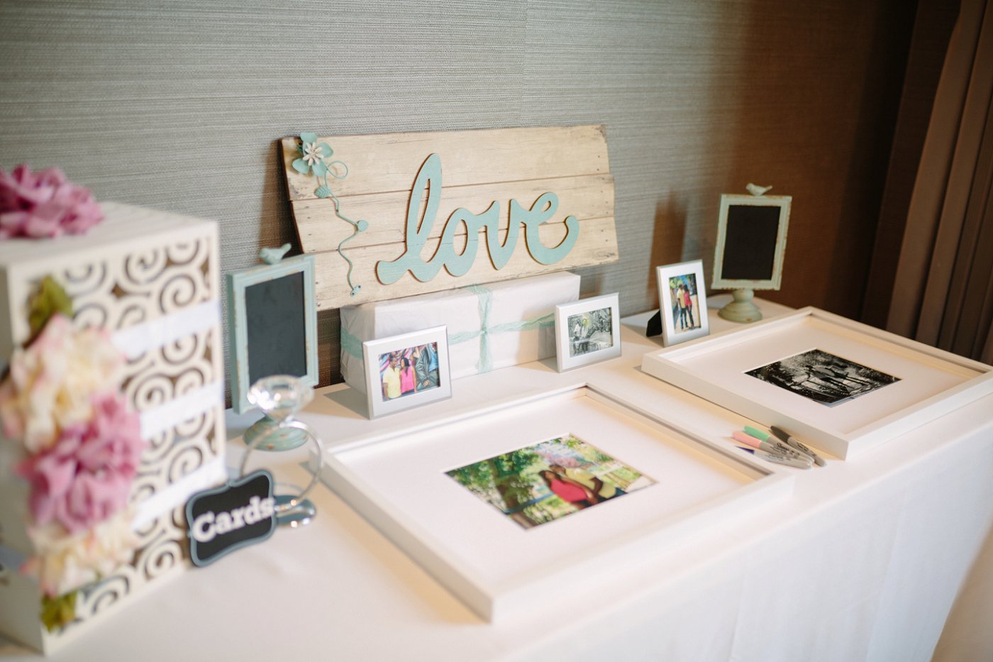sign photo frame wedding