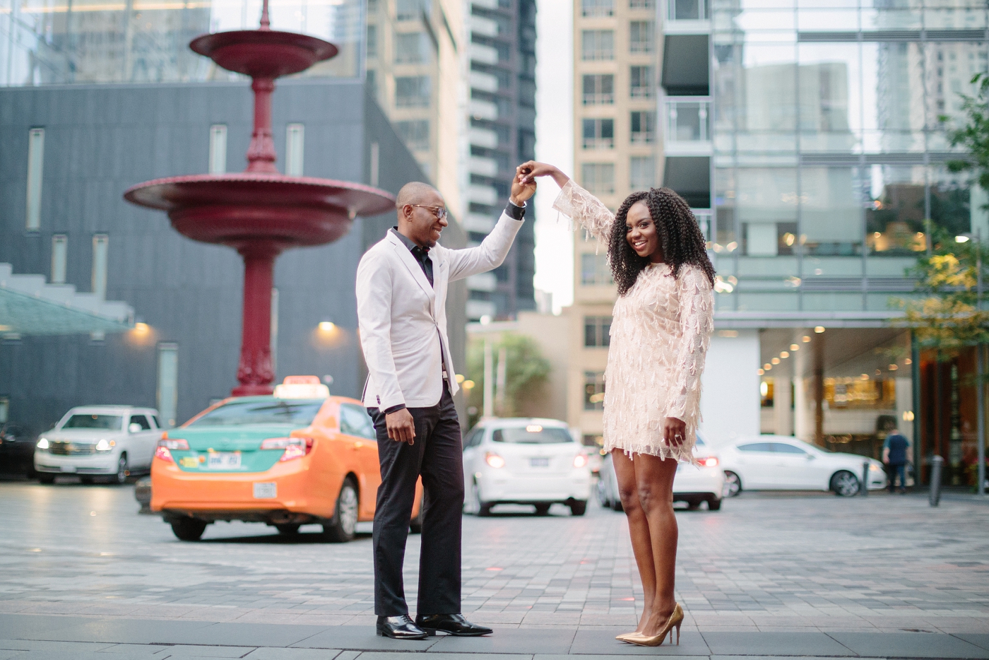 Yorkville Toronto Engagement Photos