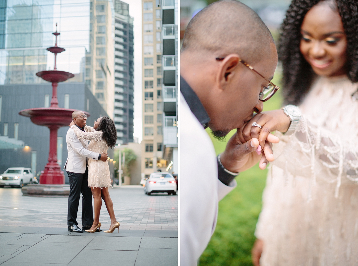 Yorkville Toronto Engagement Photos