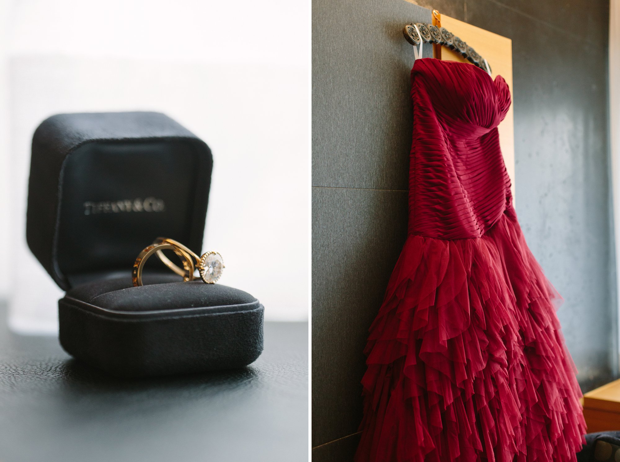 Red Christmas Wedding Dress
