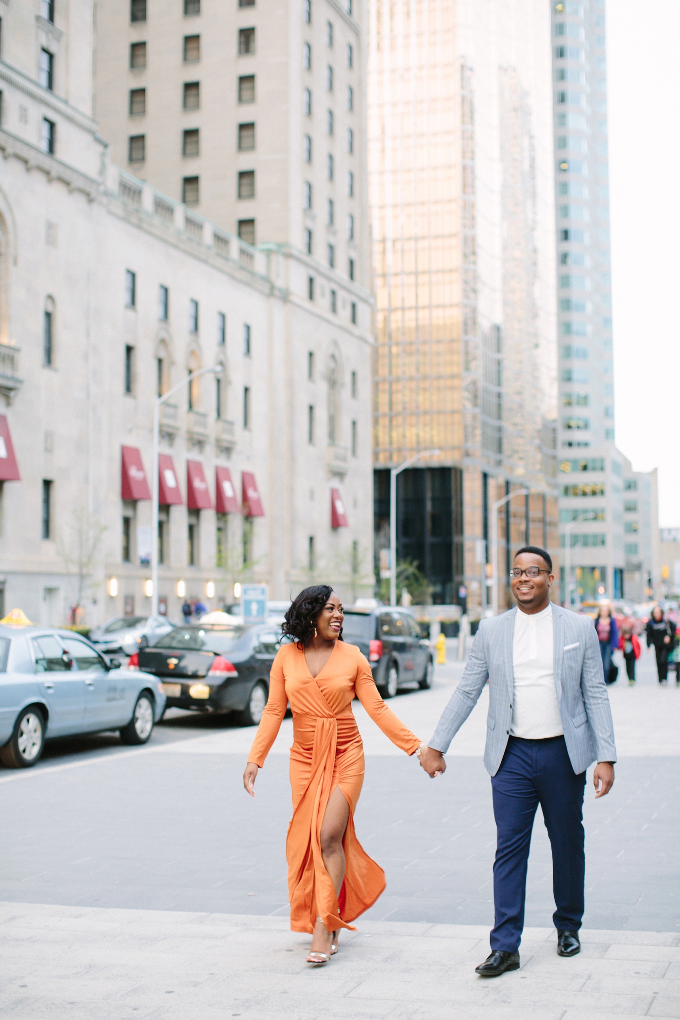 Engagement session photography pose.