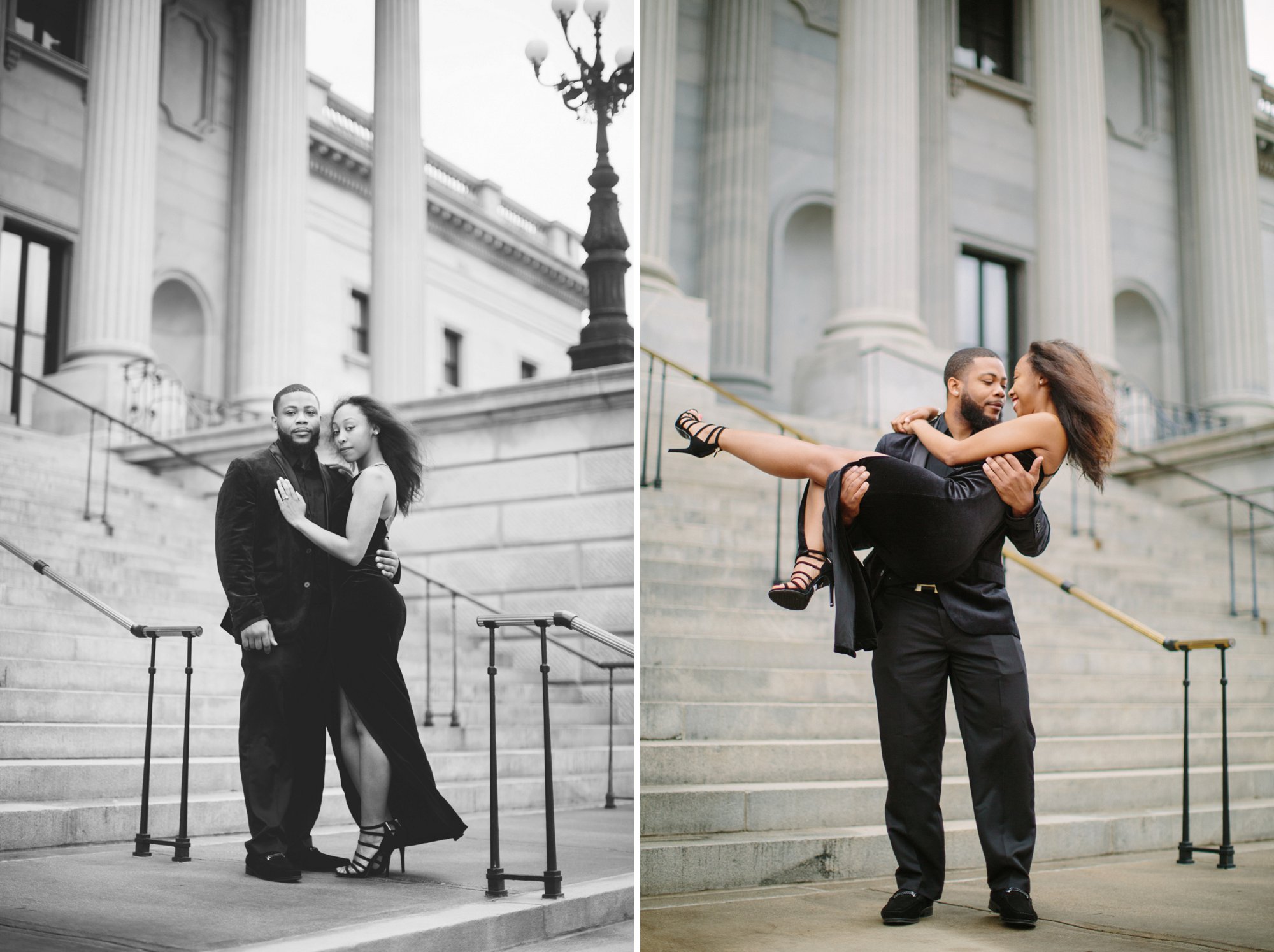 engagement shoot at sc state house