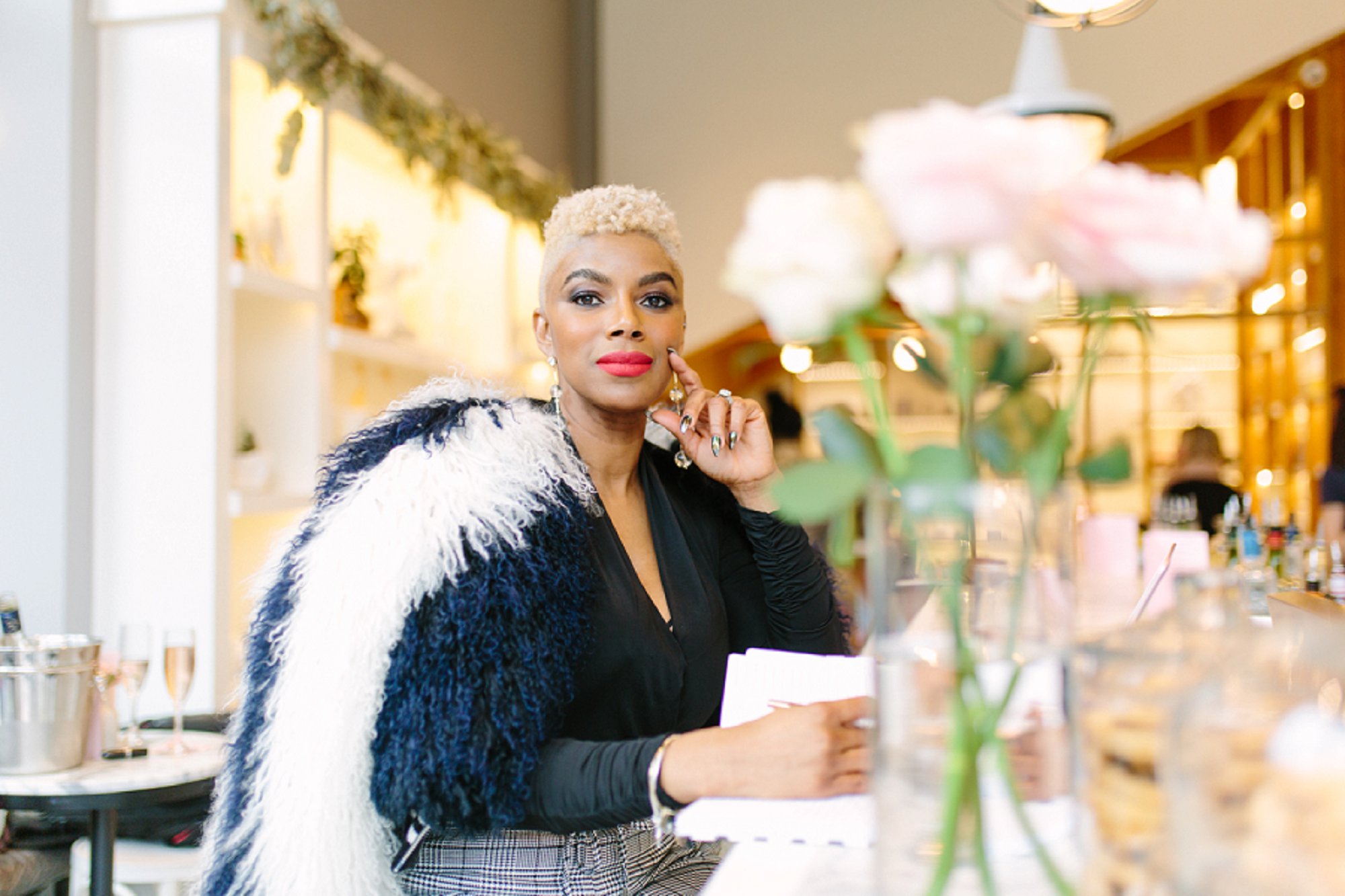 red lipstick for black women