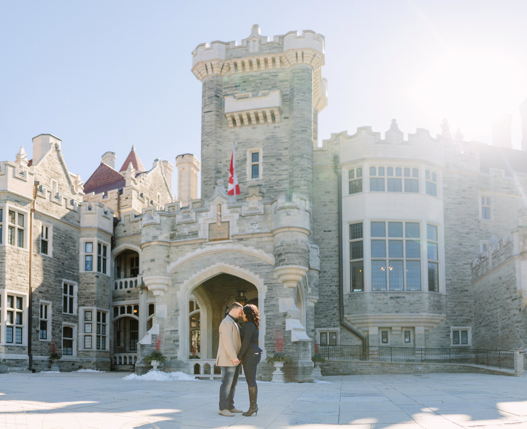 casa loma engagement photos
