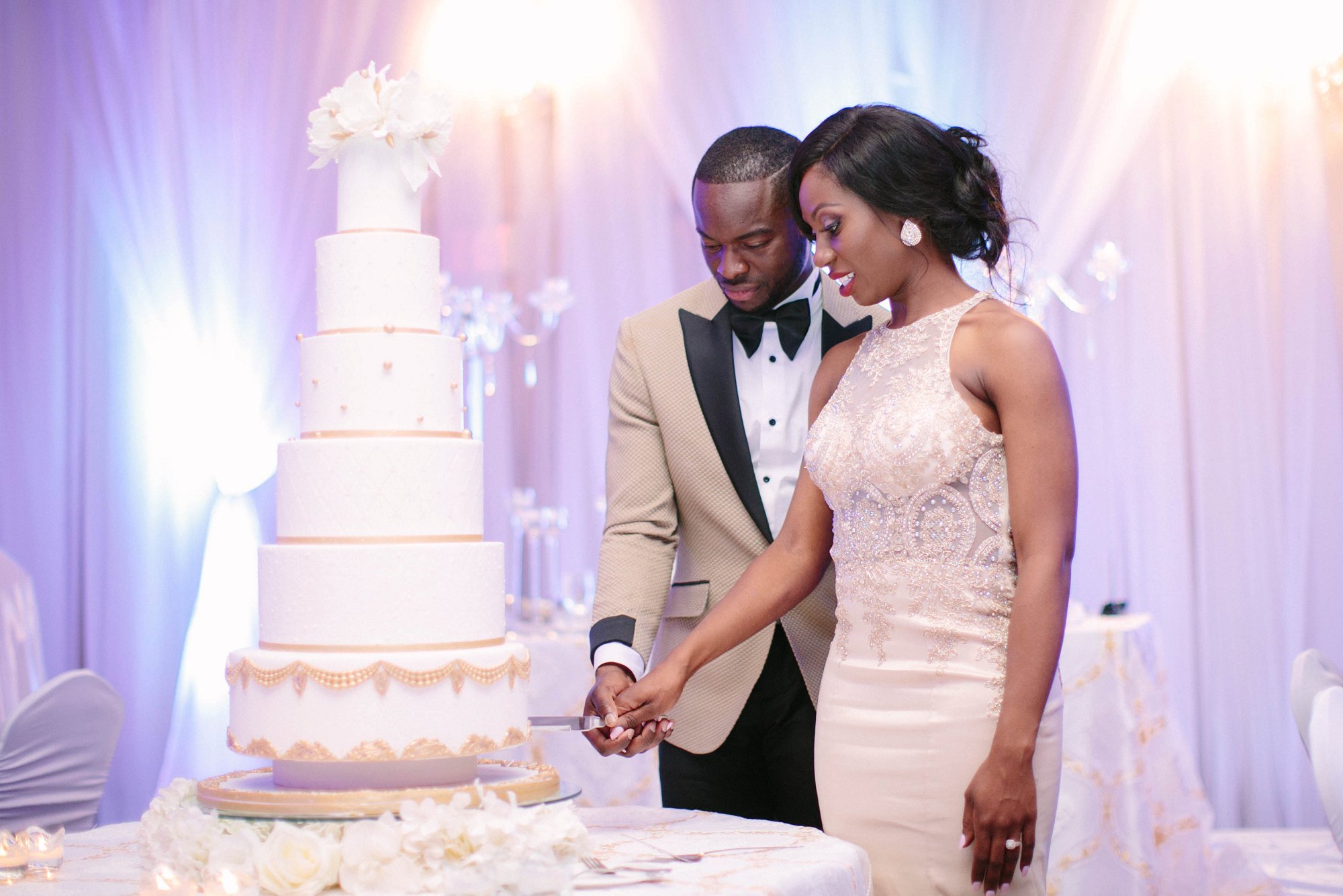 African wedding celebration