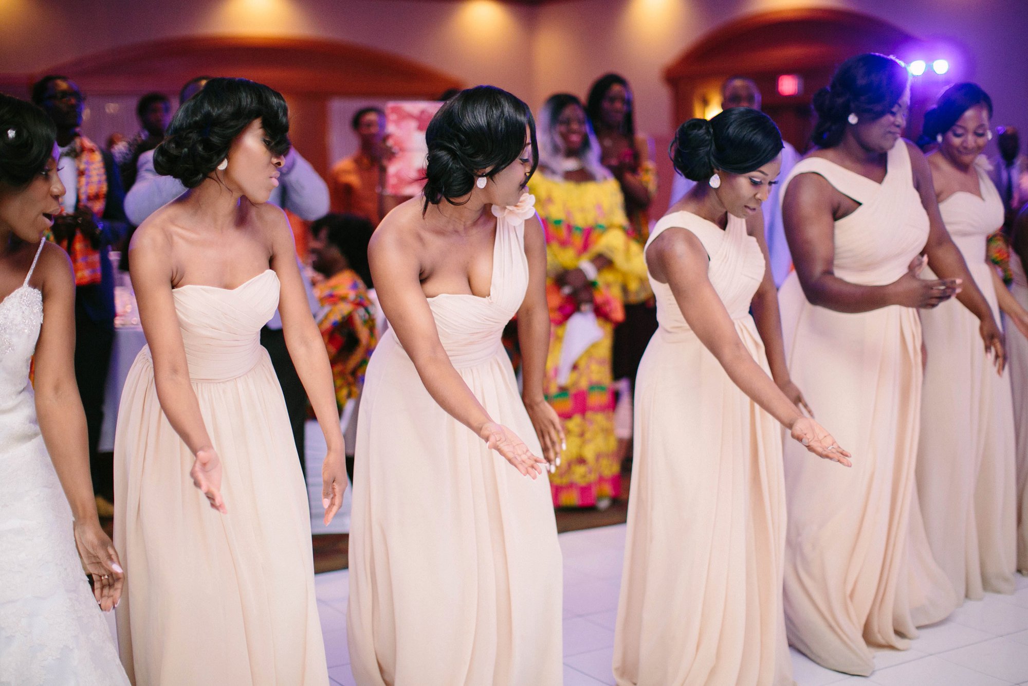 African wedding celebration