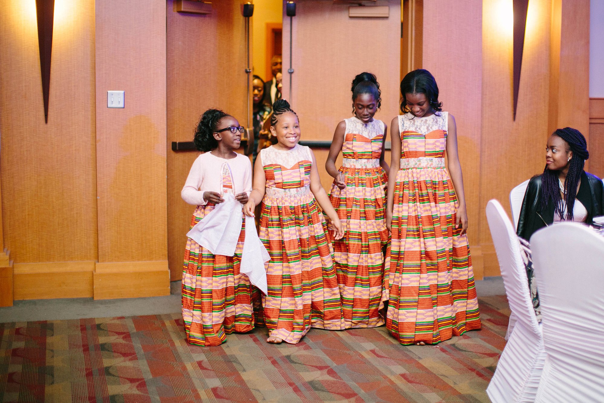 African wedding celebration