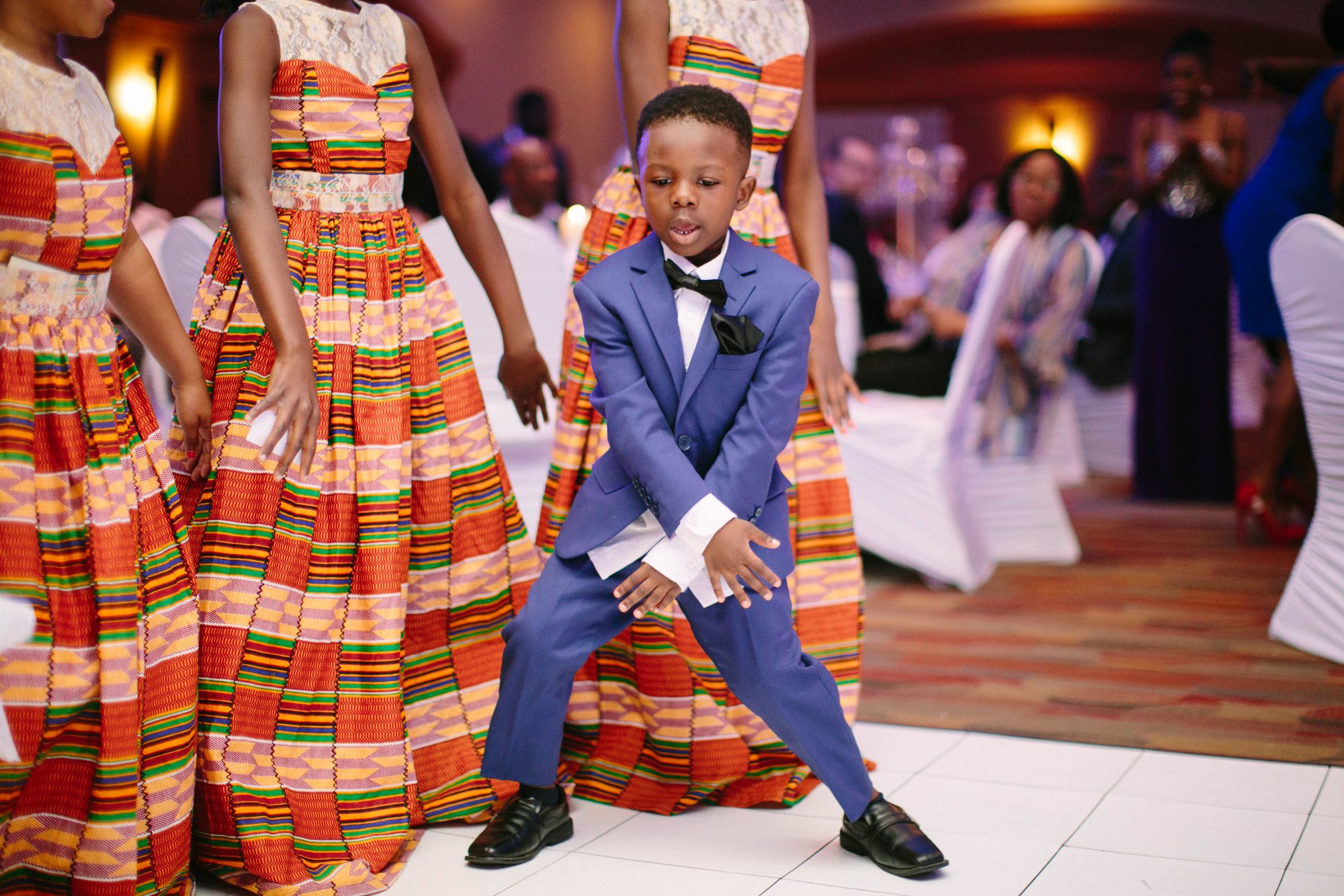 African wedding celebration