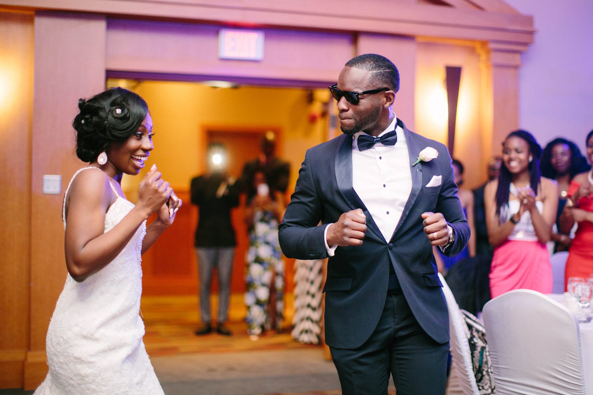 African wedding celebration