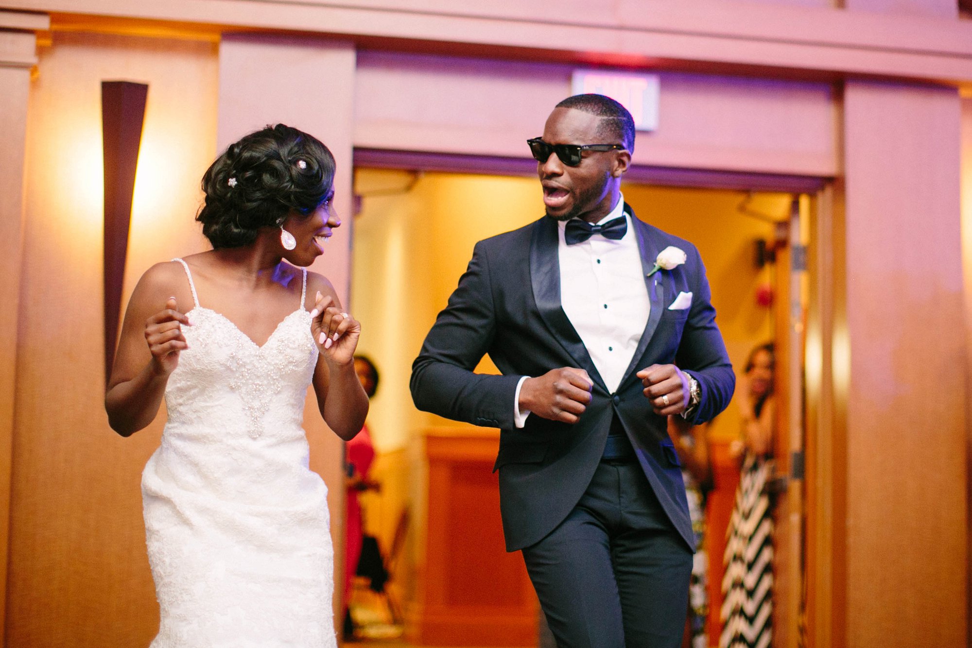 African wedding celebration