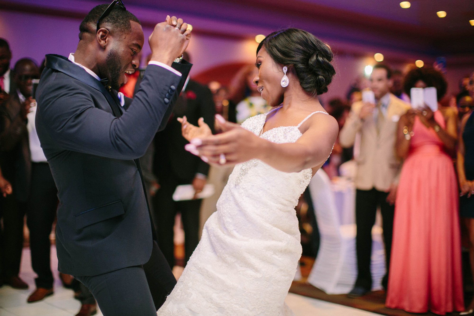 African wedding celebration