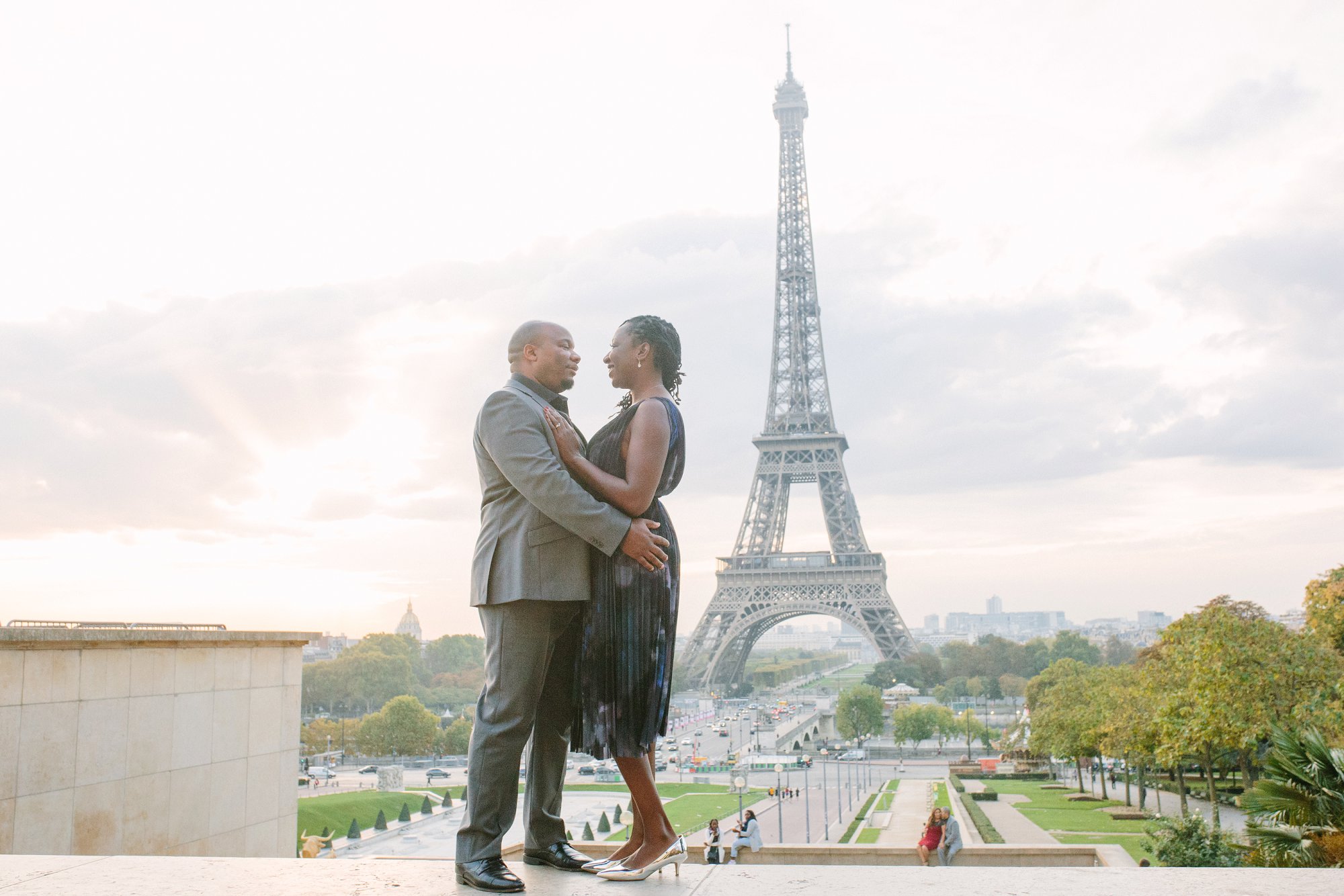 black love in Paris photo shoot