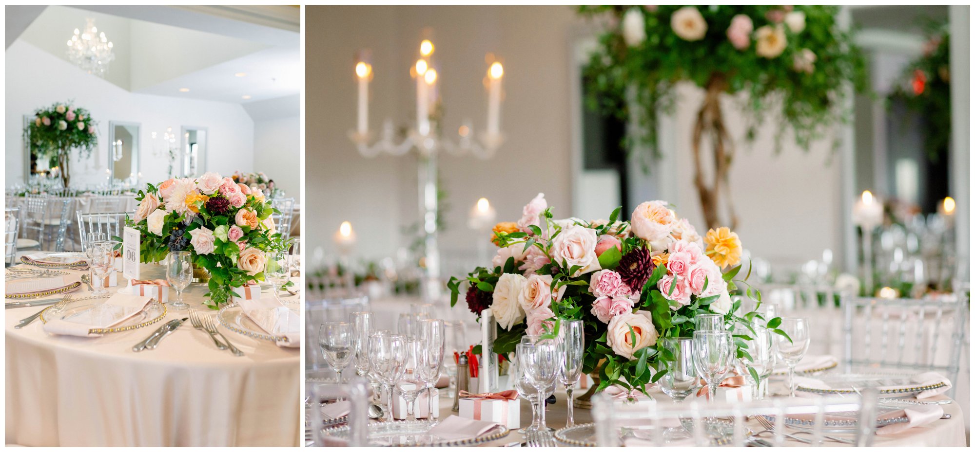 The manor wedding reception hall details