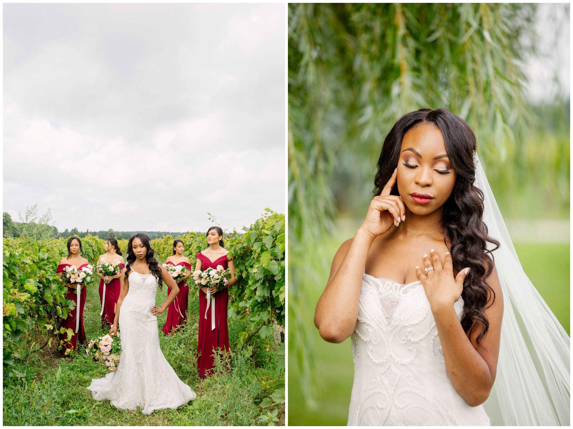 Willow Springs Winery wedding photos in Markham Ontario