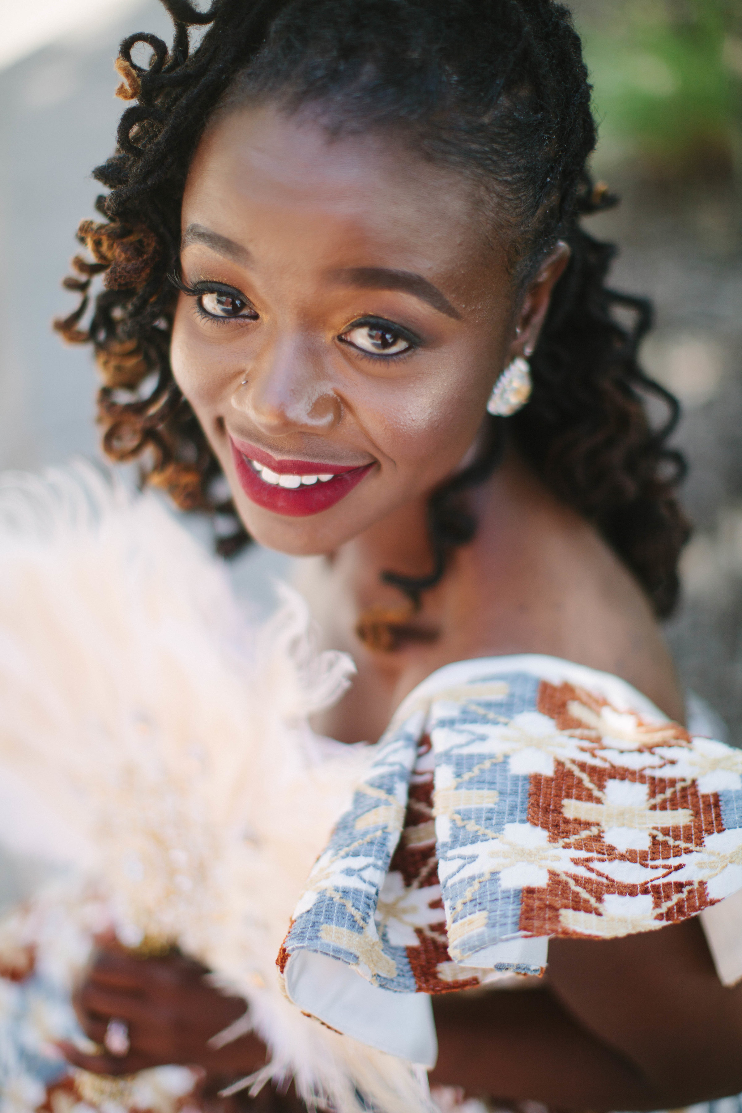 traditional african engagement bride