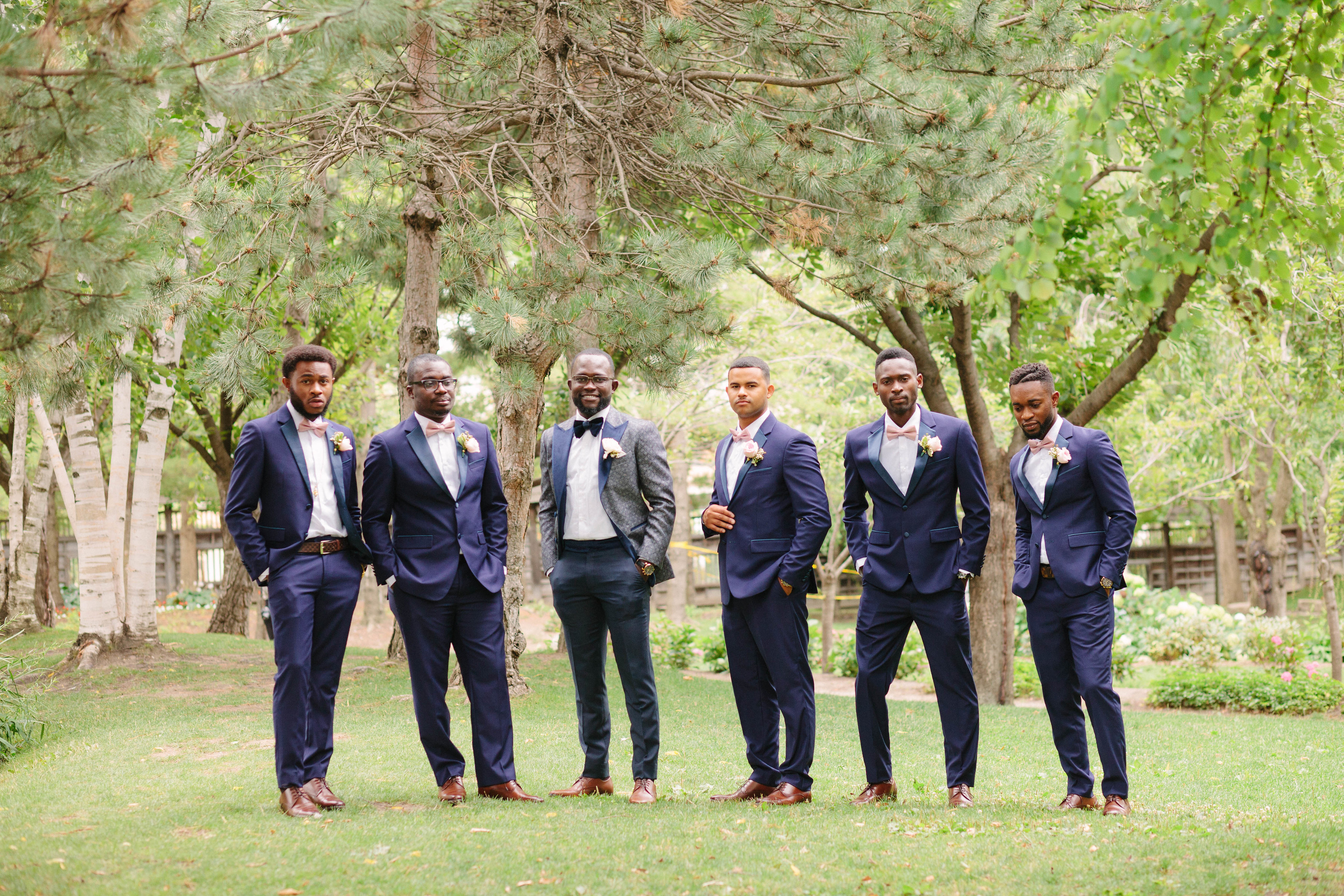groom and groomsmen