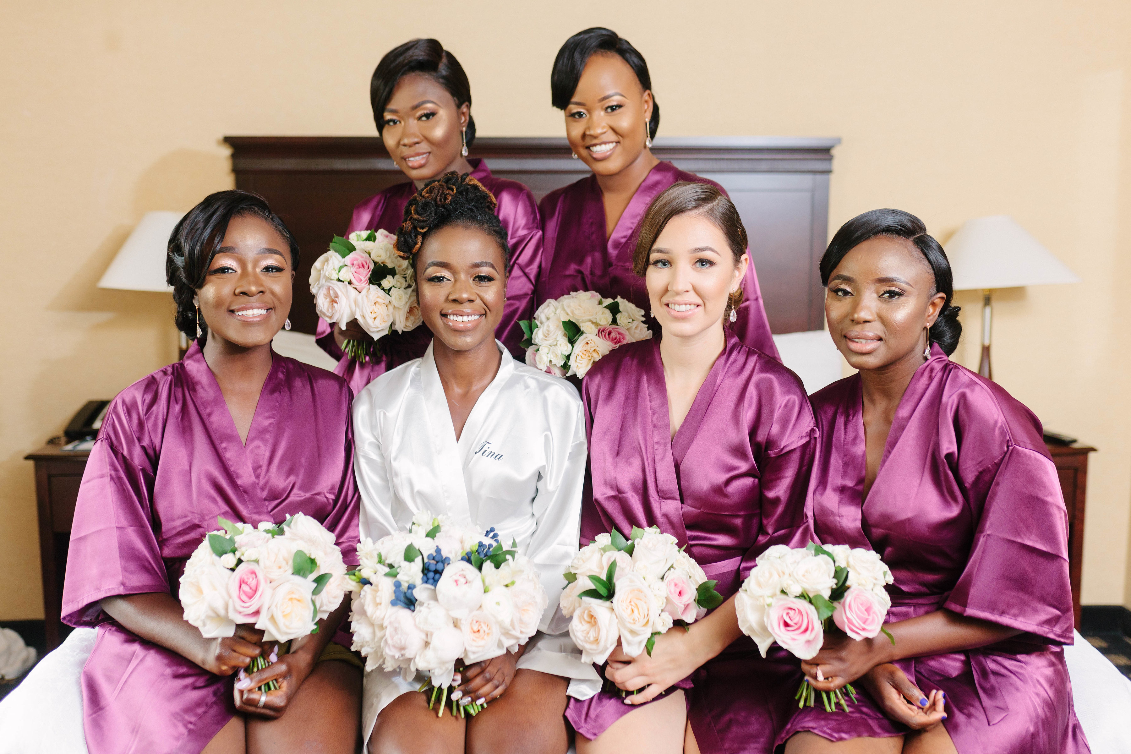 bride and bridal party