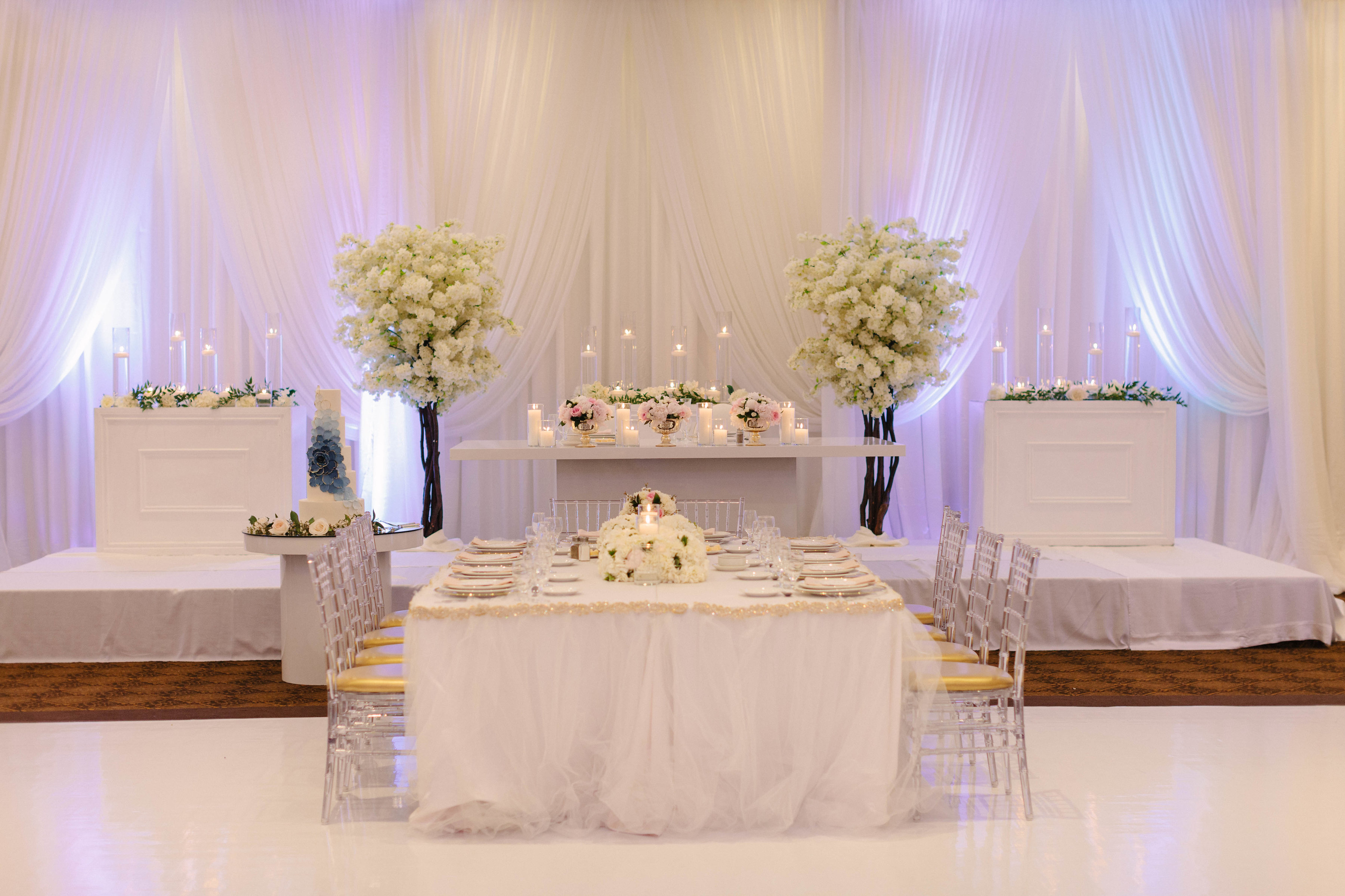 reception hall head table