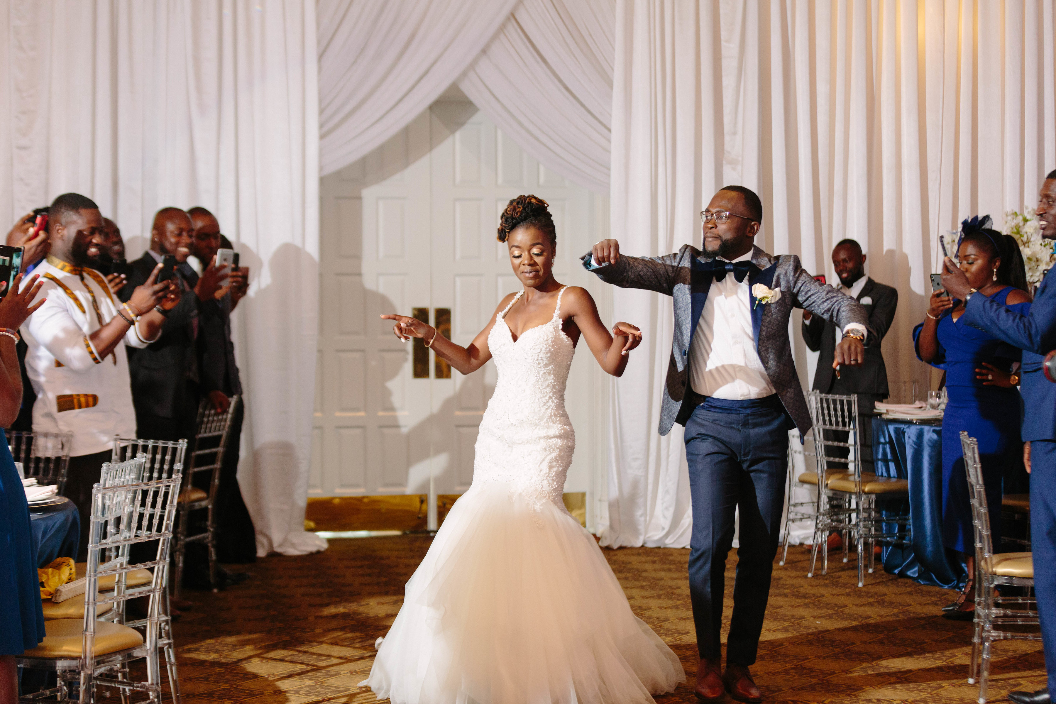 bride and groom entrance