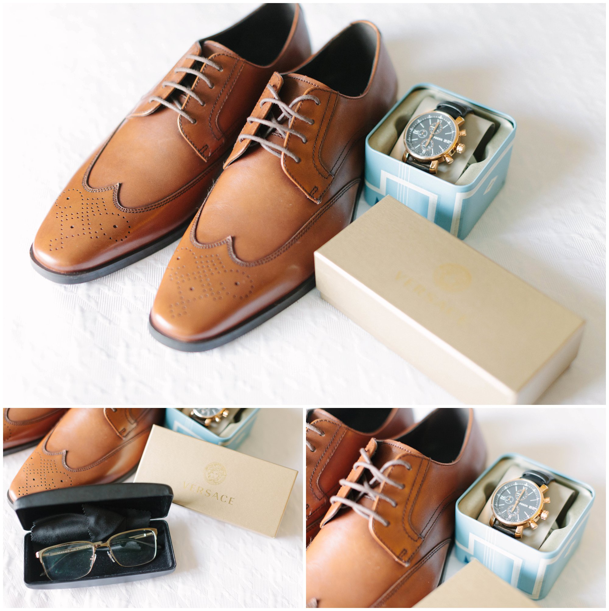 grooms details, shoes, watch