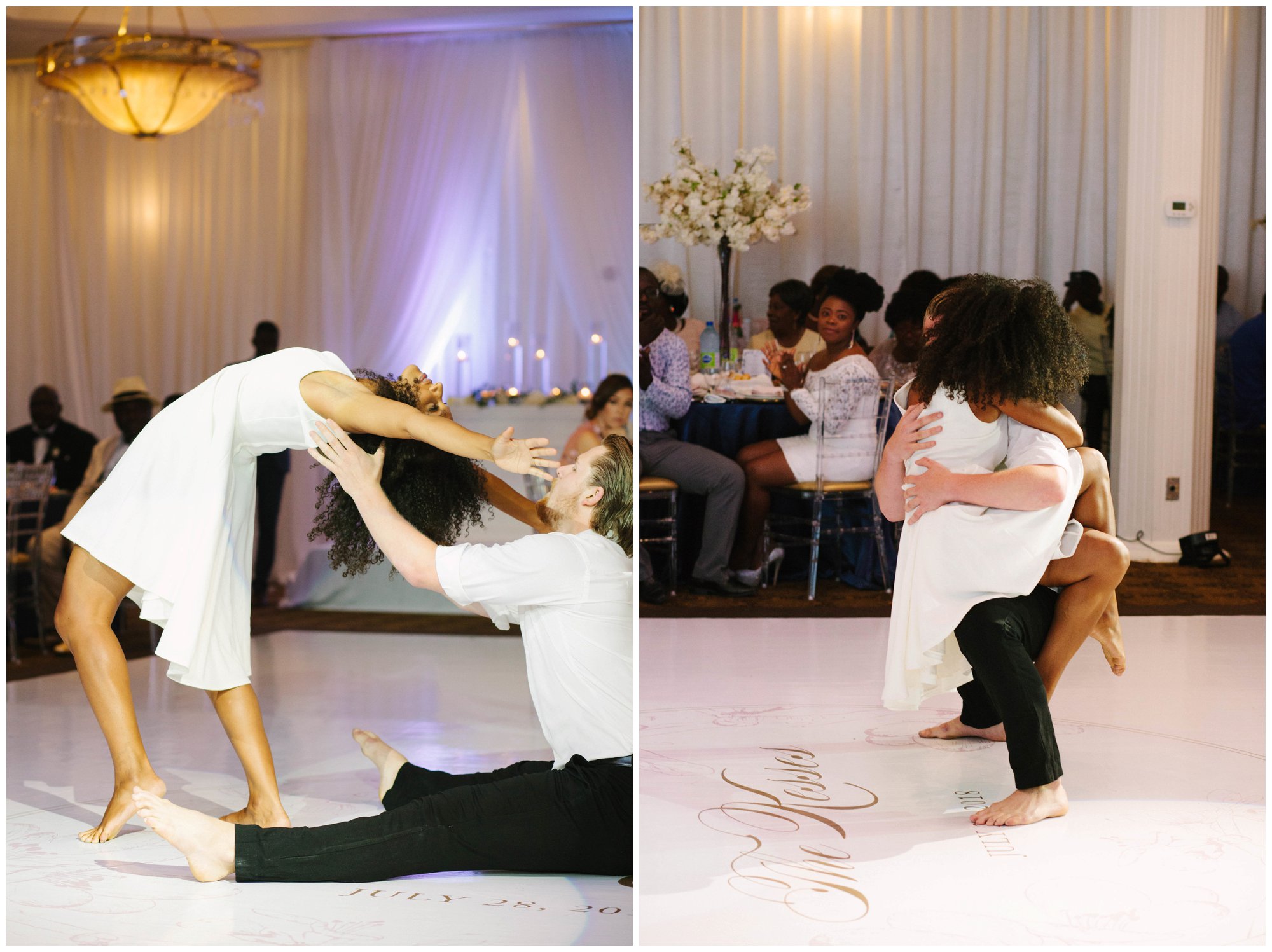 dancers at wedding