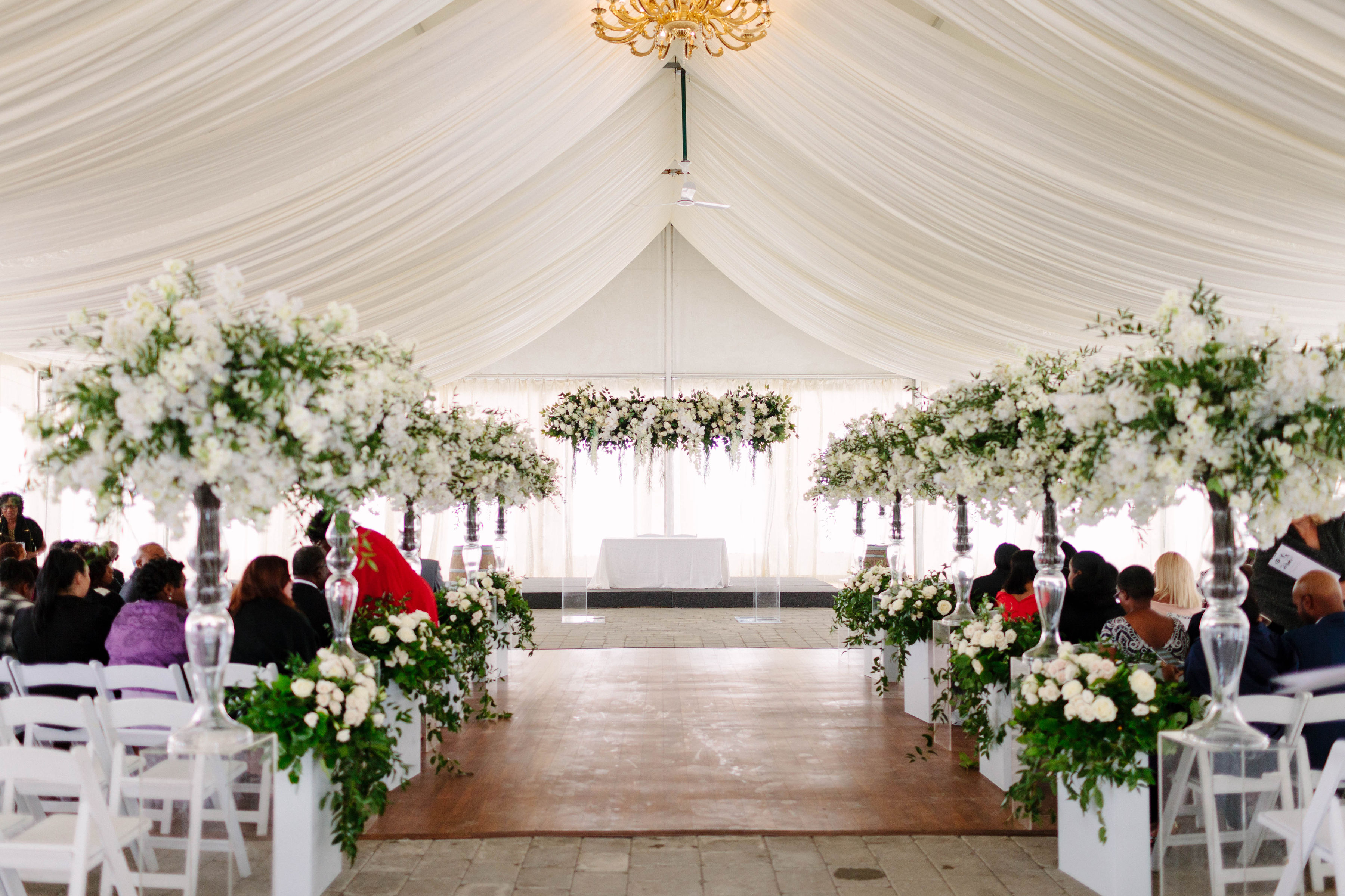 Ceremony setup at Willow Springs Winery, Toronto wedding photography