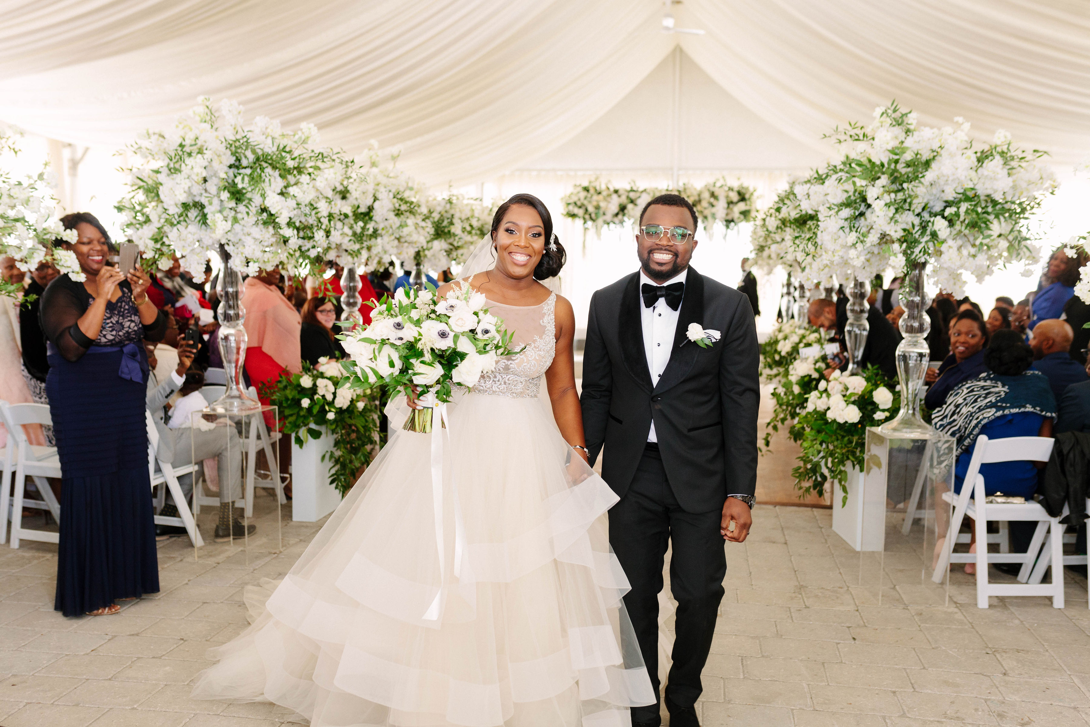 Bride and Groom leaving ceremony, Toronto wedding photography