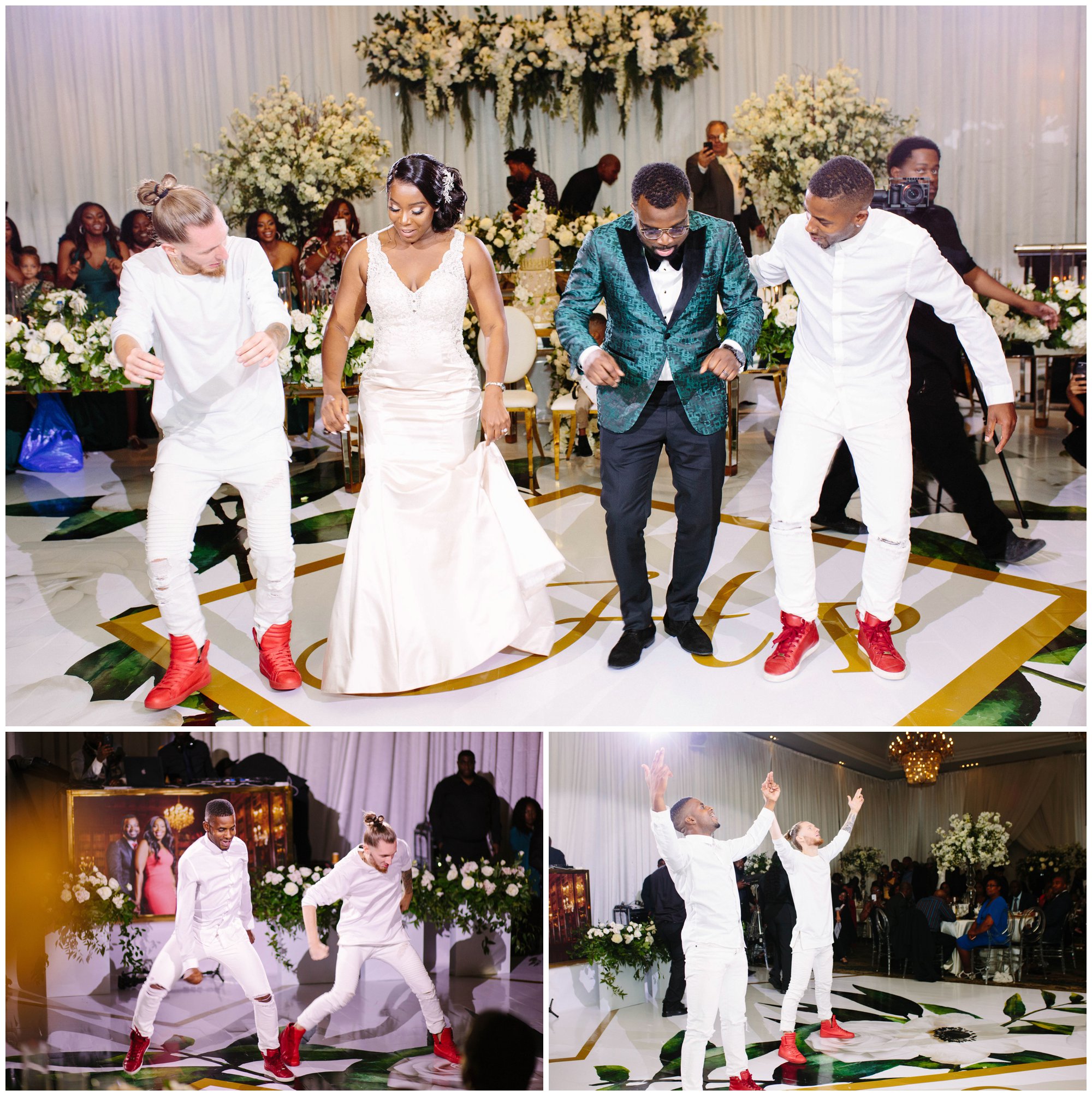 Dancing at reception, Hazelton Manor wedding photography