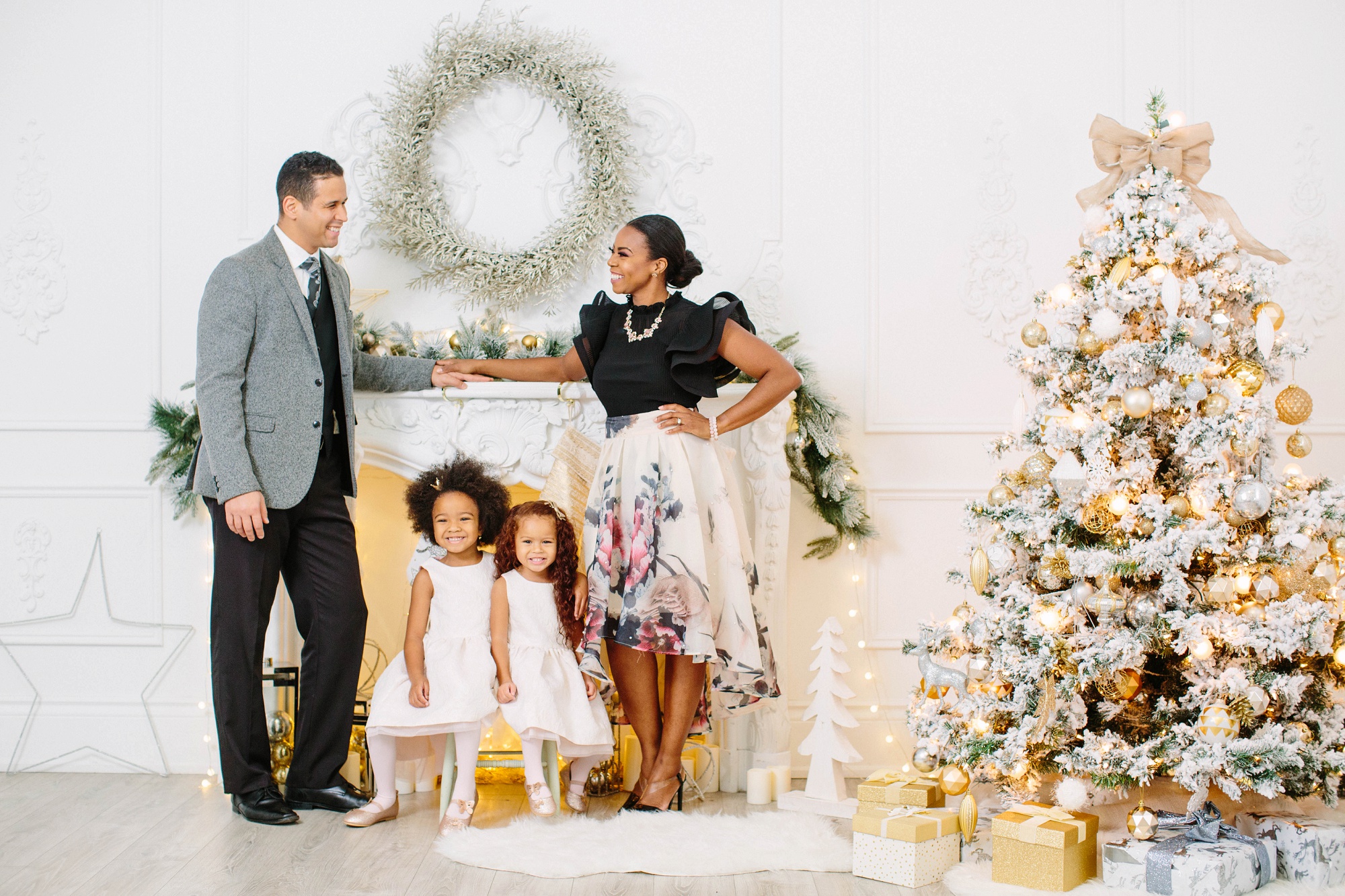 Family Christmas photo session