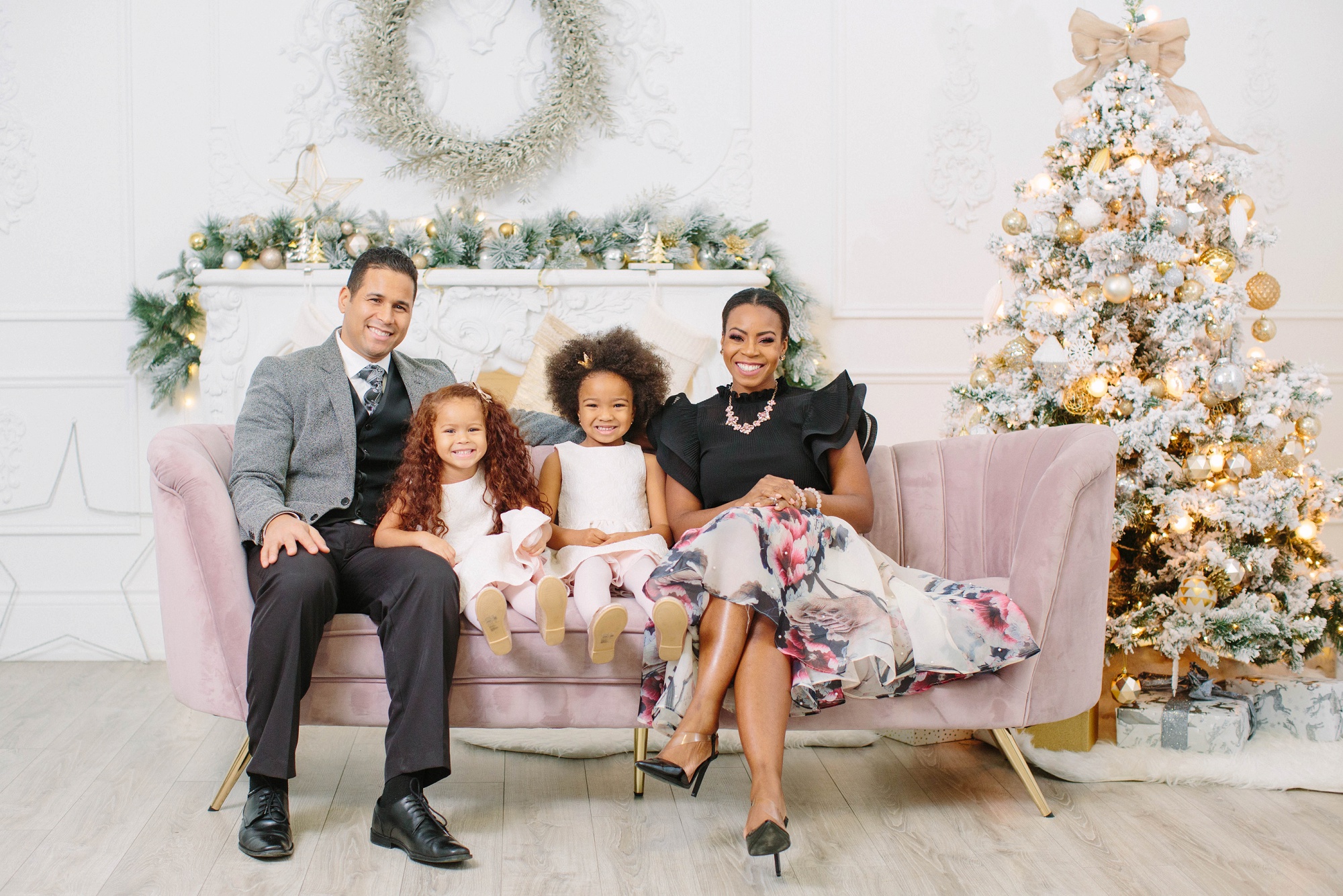Family Christmas photo session