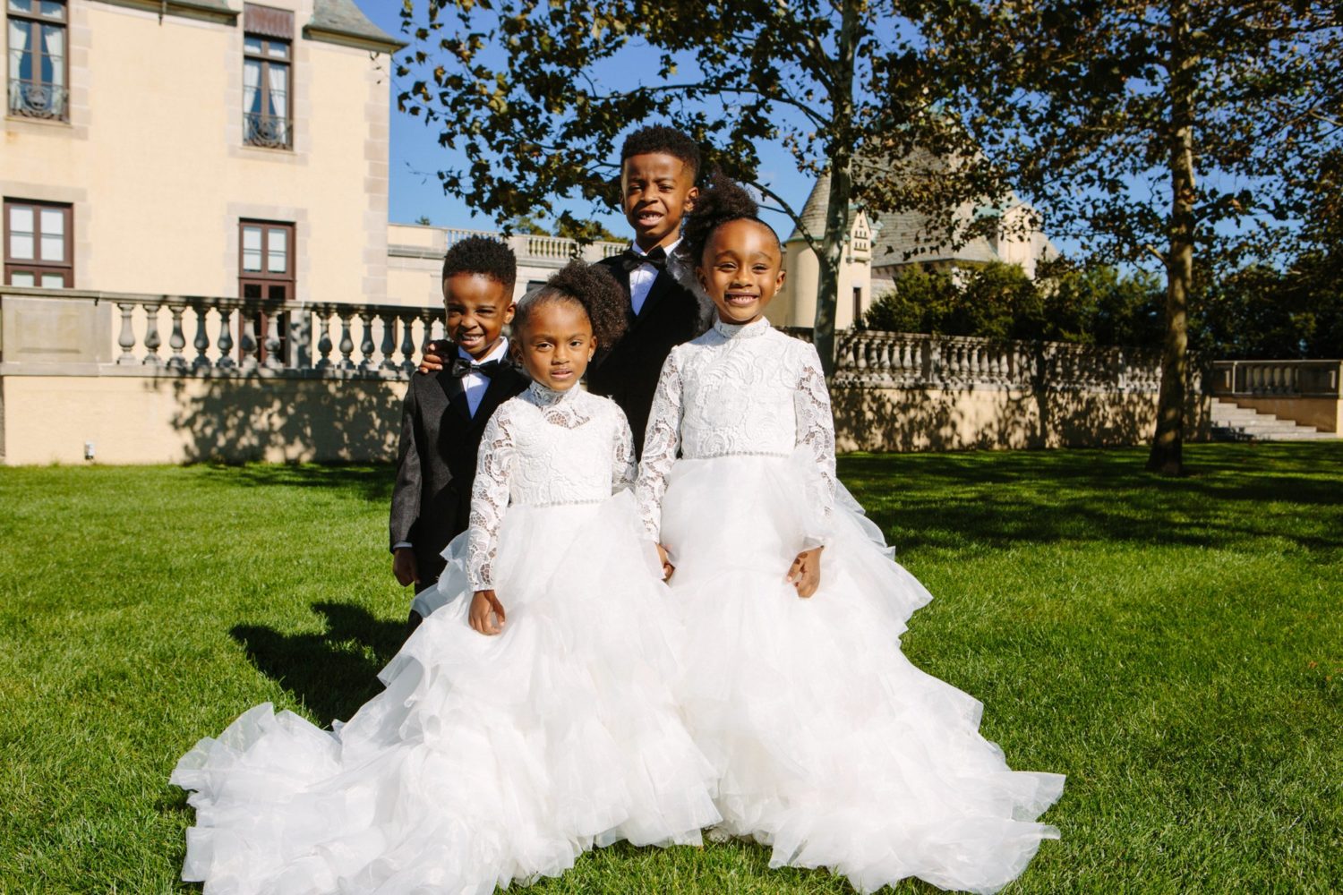 Flower girls and ring bearers, New York wedding photography.