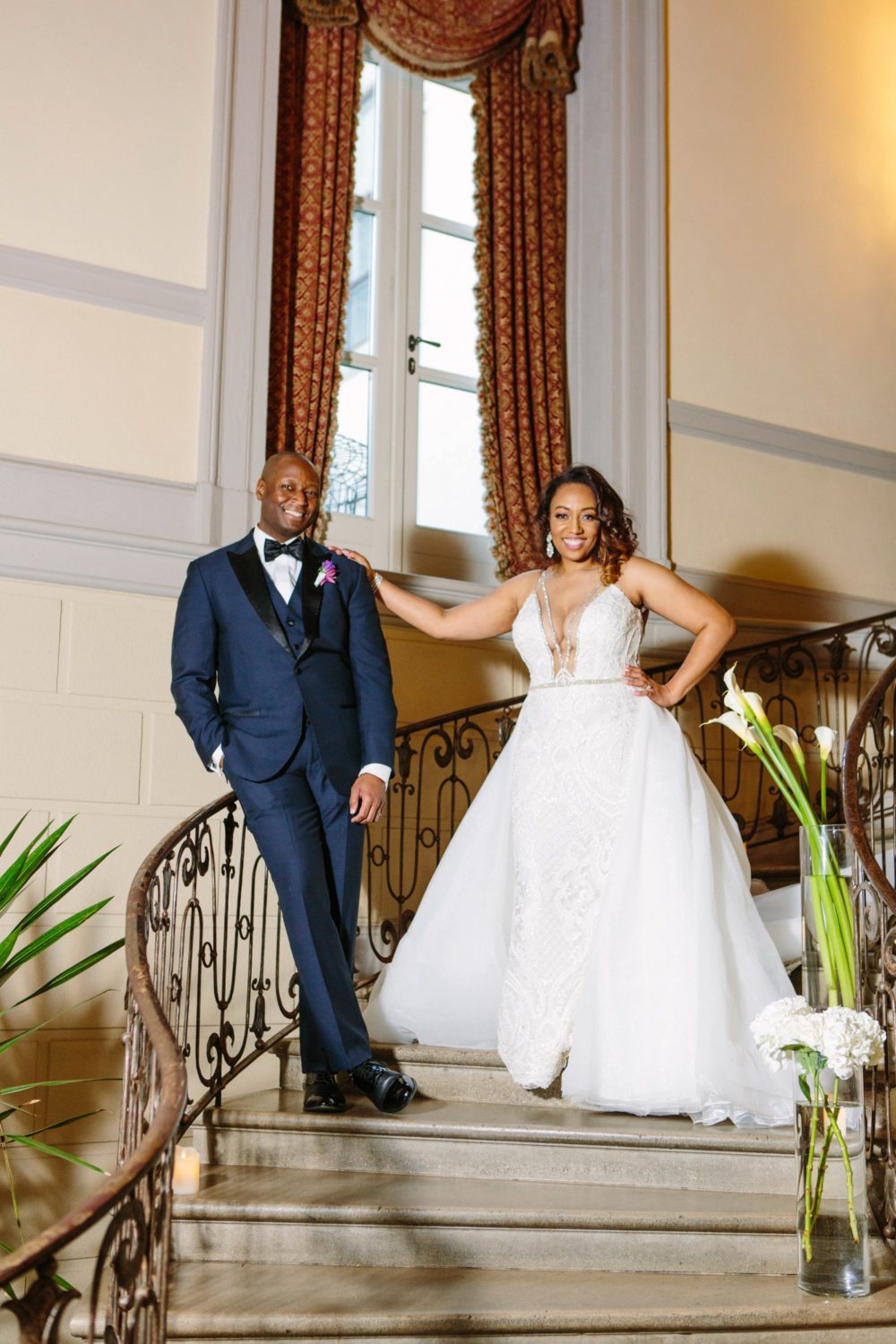 Bride and Groom wedding photography at Oheka Castle New York.