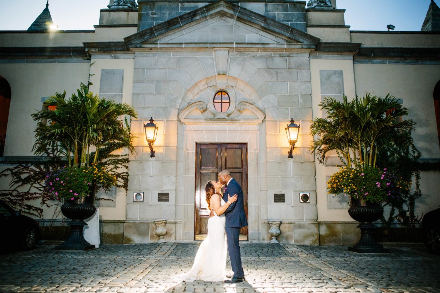 Bride and Groom wedding photography at Oheka Castle New York.