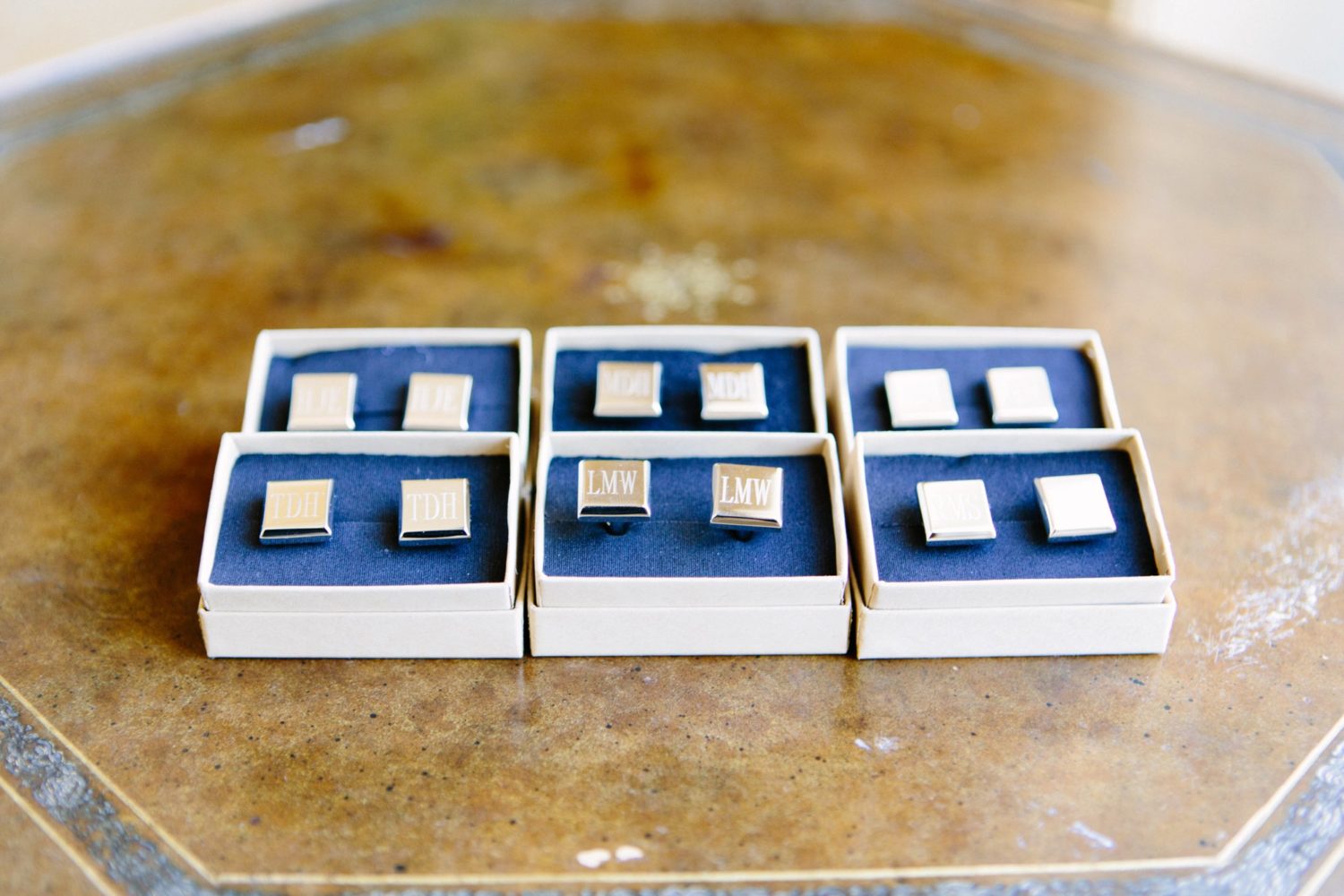 Custom cufflinks, Long Island wedding photography.